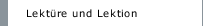 Lektüre und Lektion