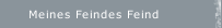 Meines Feindes Feind