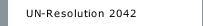 UN-Resolution 2042