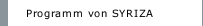Programm von SYRIZA