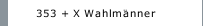353 + X Wahlmänner
