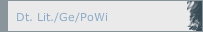 Dt. Lit./Ge/PoWi   